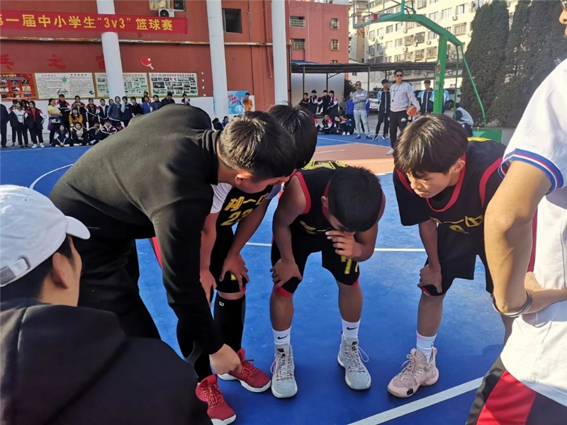 柳市镇一中获柳市学区第一届中小学生3v3篮球赛亚军